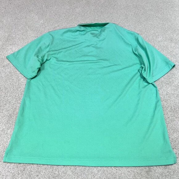 Greg Norman Polo Men’s Green Short Sleeve Size Large - Picture 10 of 13